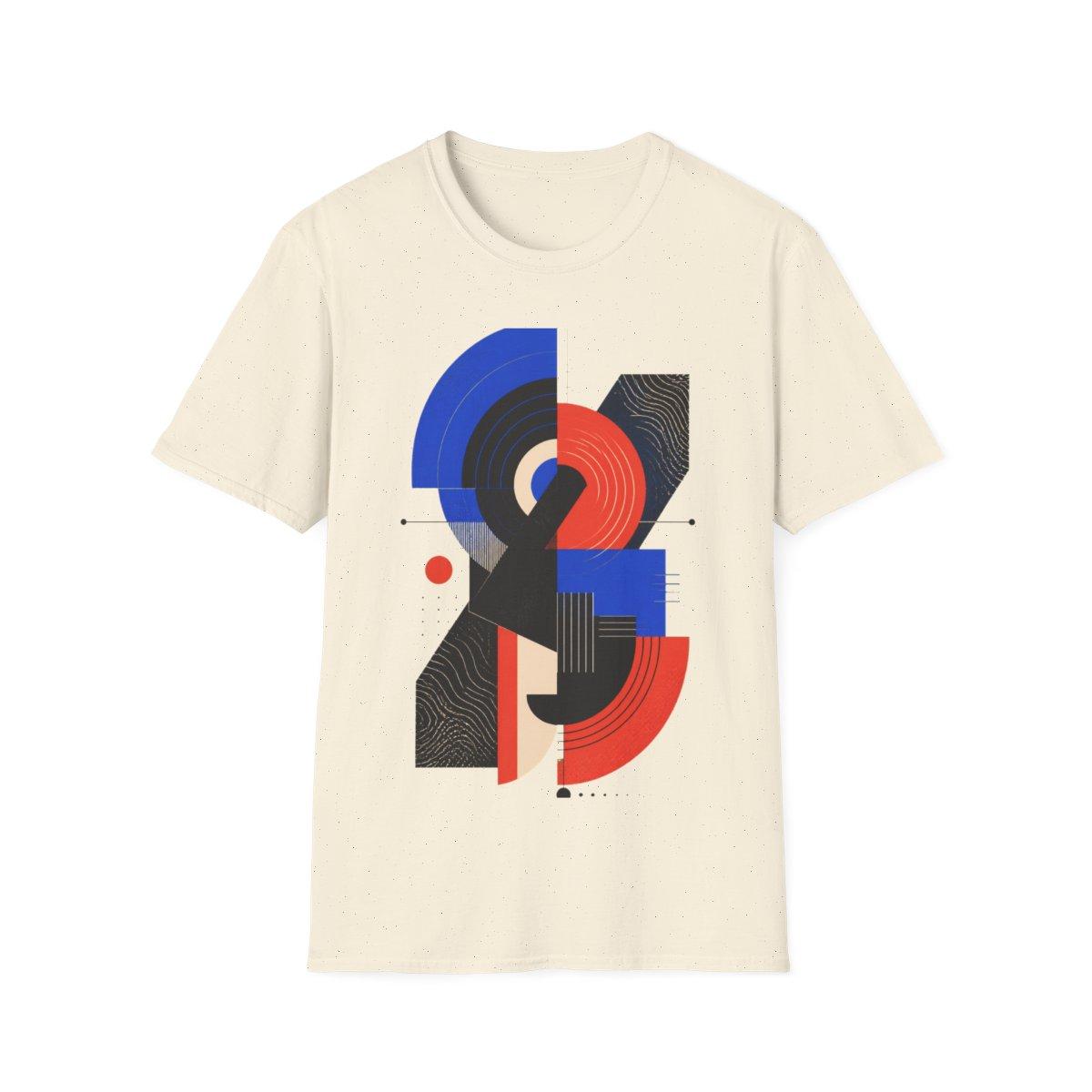 Signal Study graphic on a Natural shirt